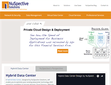 Tablet Screenshot of nuspective.com